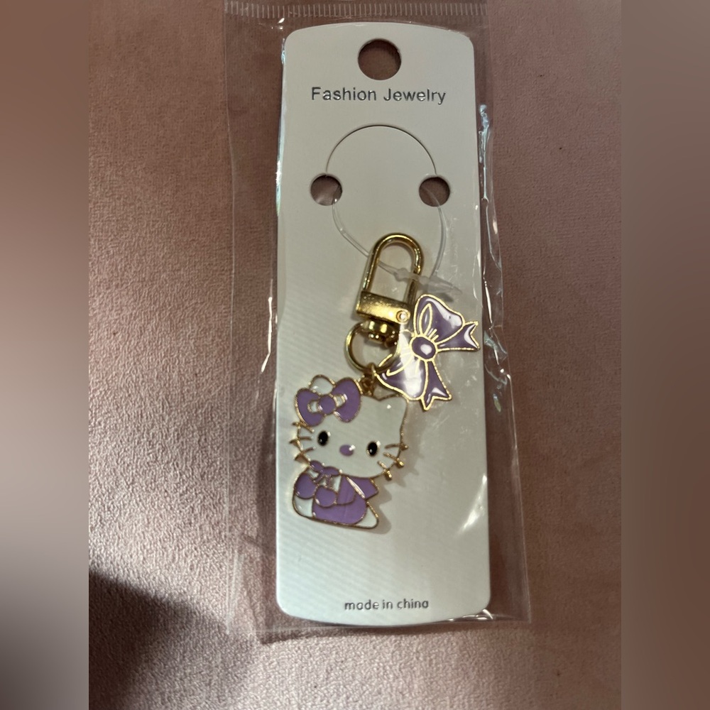 Hello Kitty Purple Keychain 💜 NWT